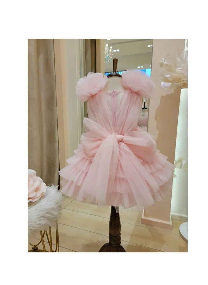 VIA BAMBINO "Demi Girls' Party Dress | OZL 202507 - Elegant Formal Dress for Special Occasions, Weddings, and Birthdays"