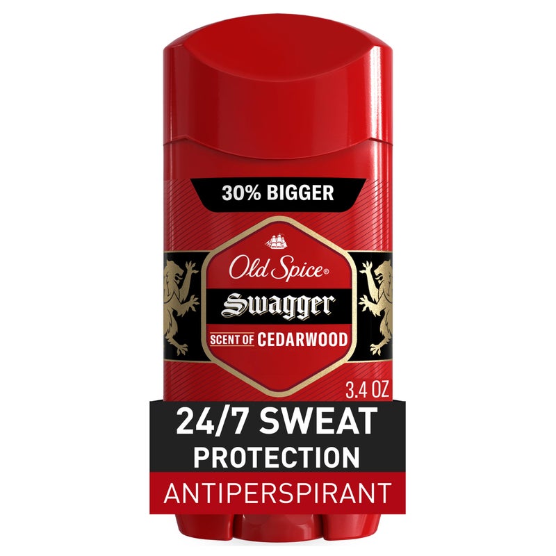 Old Spice Red Zone Collection Invisible Solid Men's Anti-Perspirant and Deodorant, Swagger Scent - 3.4 Oz - Image 1