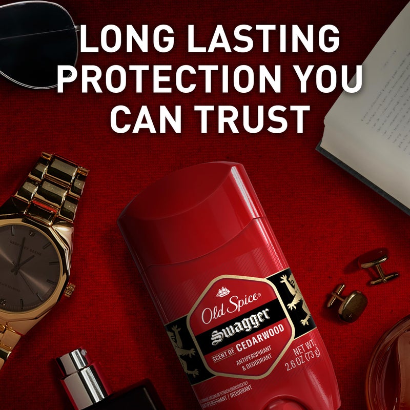 Old Spice Red Zone Collection Invisible Solid Men's Anti-Perspirant and Deodorant, Swagger Scent - 3.4 Oz - Image 5