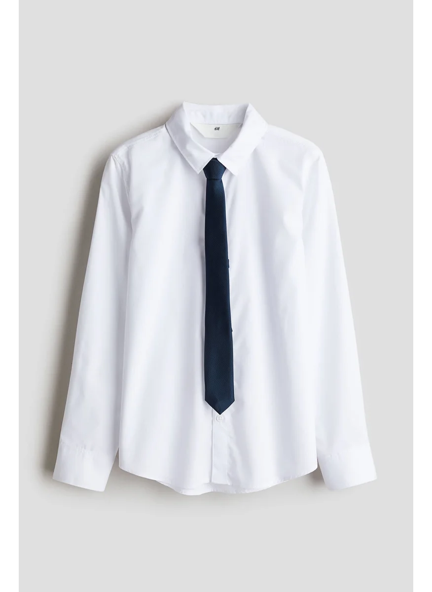 H&M 2-Piece Shirt And Tie Set