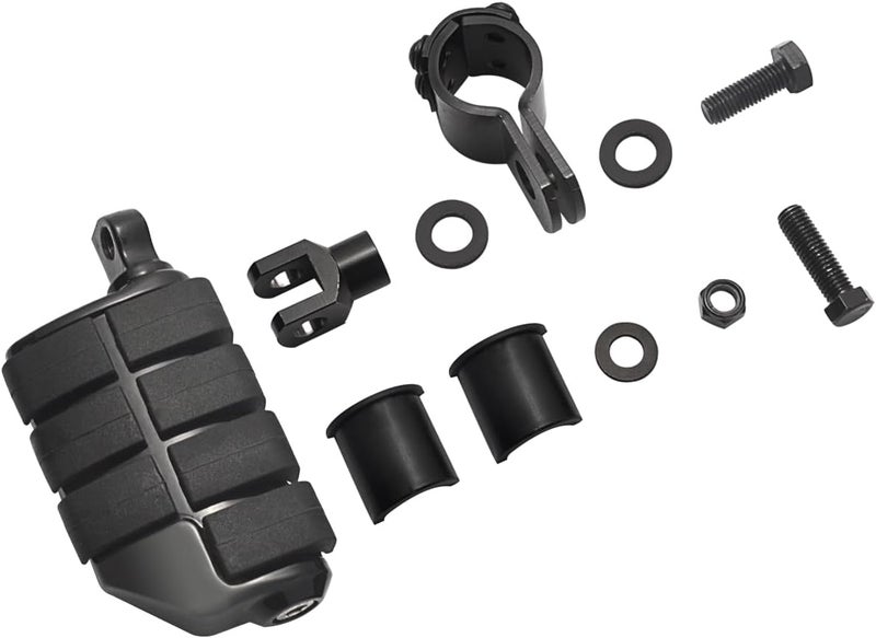 FOVPLUE Highway Footpegs for Motorcycles - Universal Fit Clamp Kit - Image 5