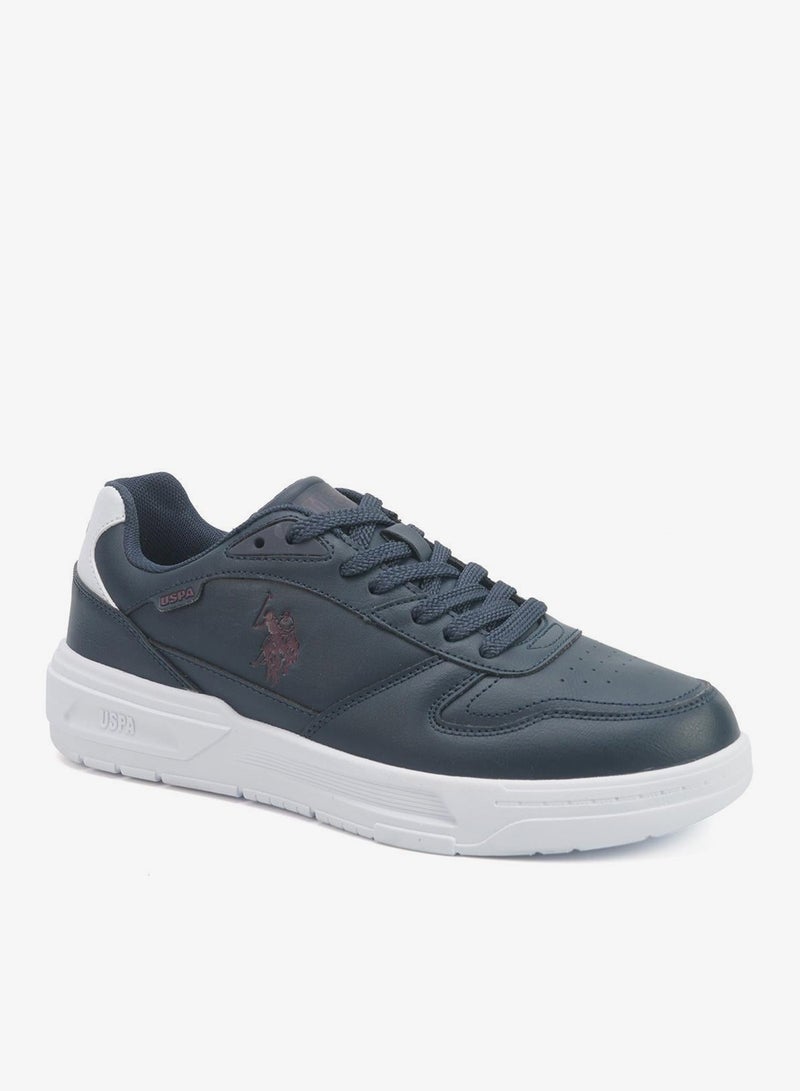 U.S. Polo Assn. Men's Navy Classic Low-Top Sneakers, Stylish Lace-Up Design Shoes Perfect for Casual Adventures - Image 3