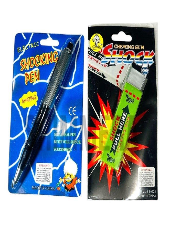 Shimmera Shok Pen & Shock Chewing Gum Prank Combo | Fun Gag Toy Set for Friends, Office & Parties | Hilarious Joke Gift - Image 5