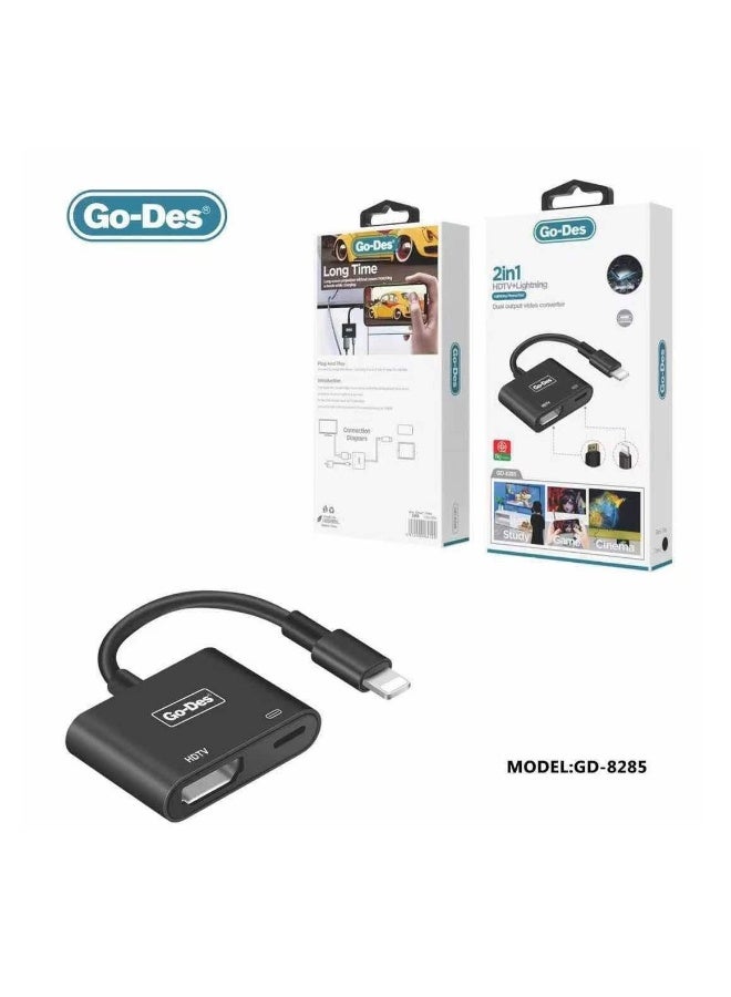 Go-Des GD-8285 HDTV+Lightning Converter - Image 1