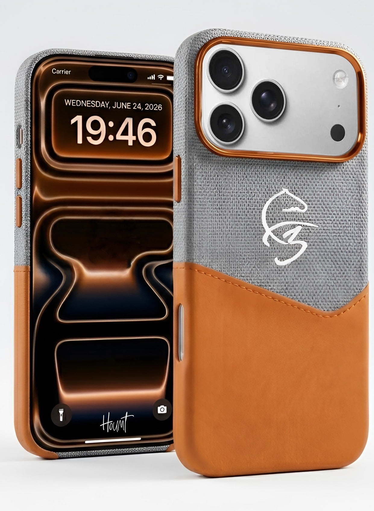 هاومت Houmt iPhone 17 Pro Cover leather 6.3 inch