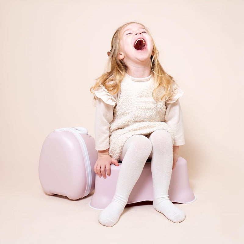 My Carry Potty - Blush Pink Travel Potty, Award-Winning Portable Toddler Toilet Seat for Kids to Take Everywhere - Image 2