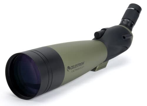 Celestron Ultima 100 Angled Spotting Scope 2266x Zoom Eyepiece MultiCoated Optics for Bird Watching Wildlife Scenery and Hunting Waterproof Fogproof Includes Soft Carrying Case - Image 3