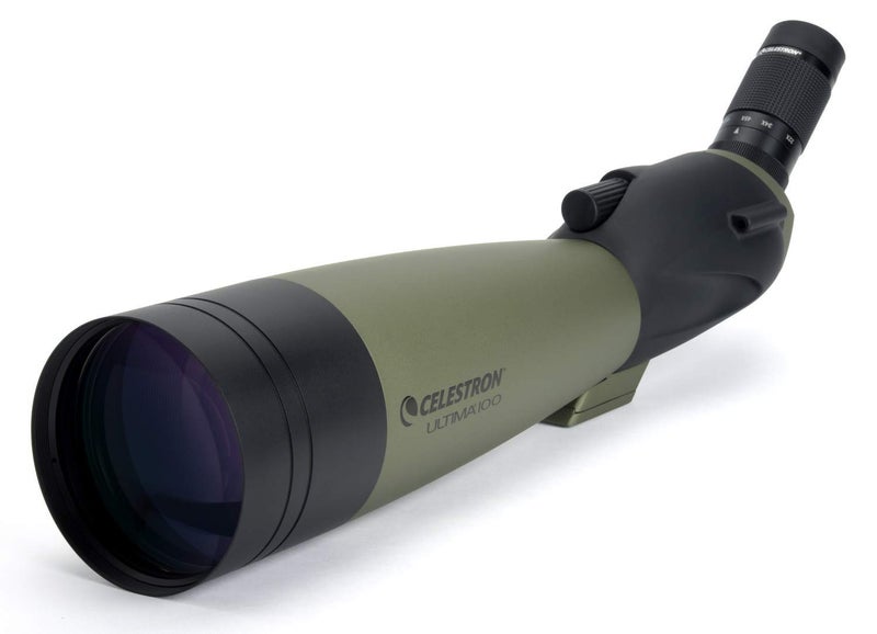 Celestron Ultima 100 Angled Spotting Scope 2266x Zoom Eyepiece MultiCoated Optics for Bird Watching Wildlife Scenery and Hunting Waterproof Fogproof Includes Soft Carrying Case - Image 2