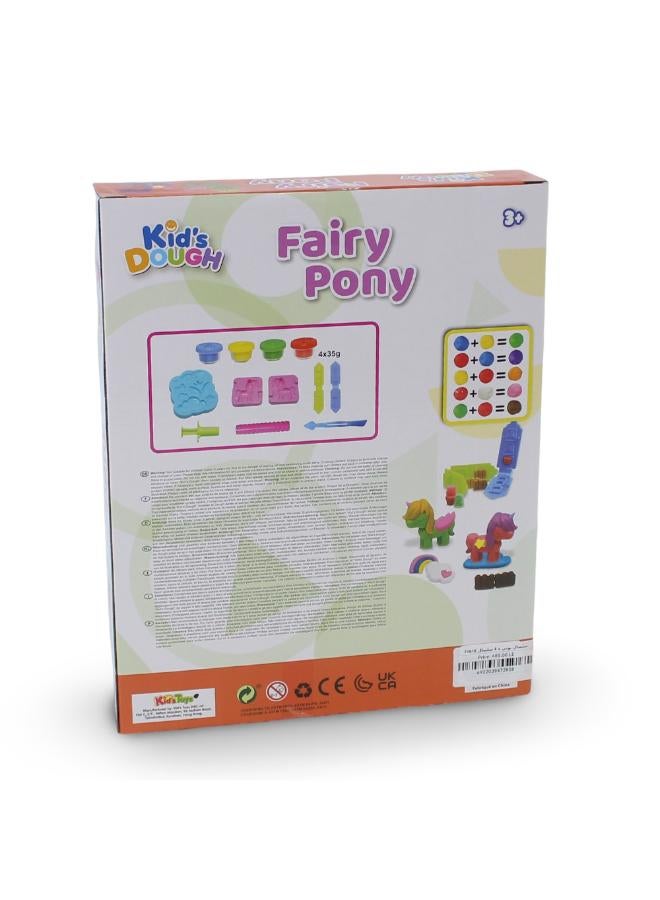 Kid's Dough Fairy Pony Clay Set - 4 Colours - Image 2