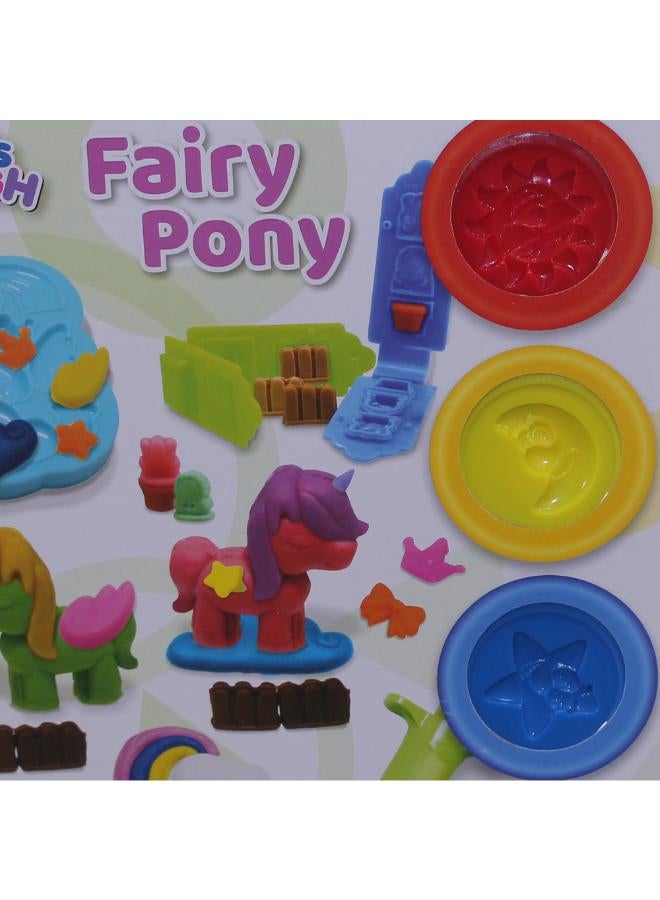 Kid's Dough Fairy Pony Clay Set - 4 Colours - Image 3