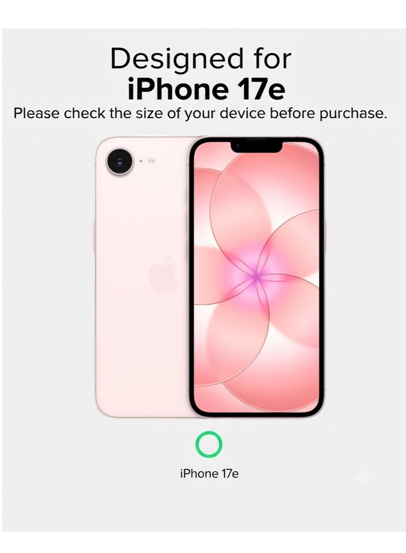 iPhone 17e Case Soft Silicone Cover with Microfiber Lining Case For iPhone 17e Anti-Scratch Flexible Shockproof Protective Cover For iPhone 17e 6.1’’ - Image 2