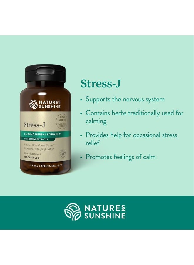 Nature's Sunshine Stress-J 100 Capsules - Image 2