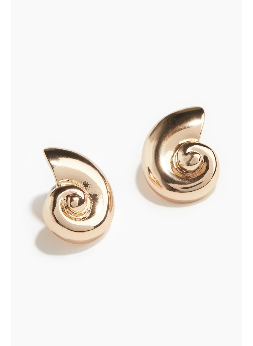 اتش اند ام Seashell-Shaped Earrings