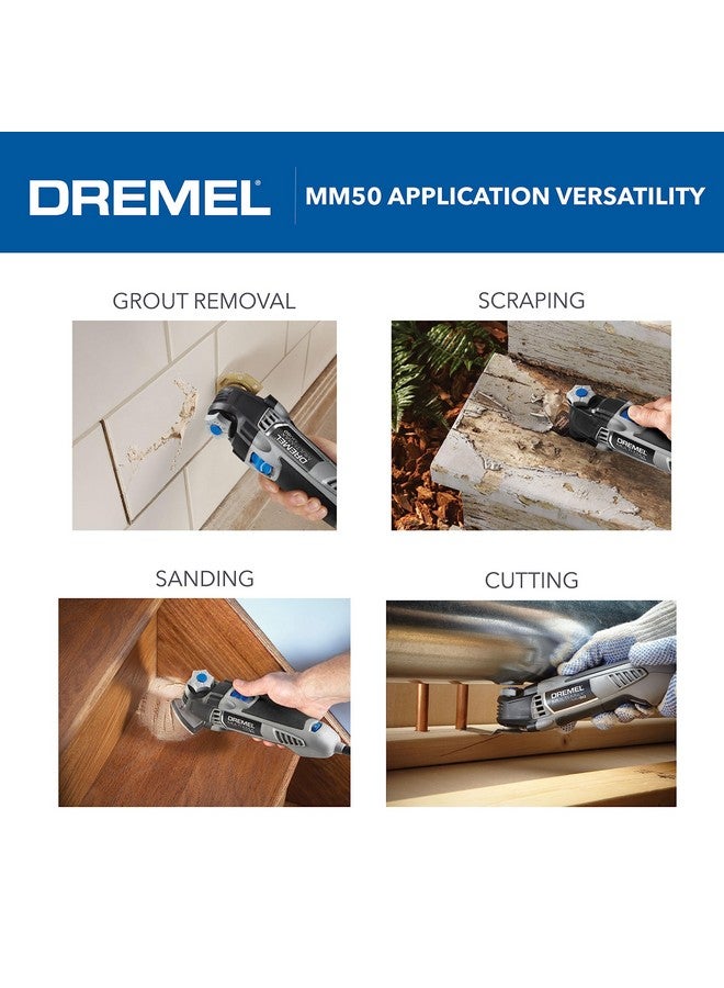 DREMEL Dremel Multi-Max MM50-01 Oscillating Multi-Tool Kit with 30 Accessories and Storage Bag - 5.0 Amp Oscillating Tool with Variable Speed and Tool-Less Accessory Changes  - Image 4