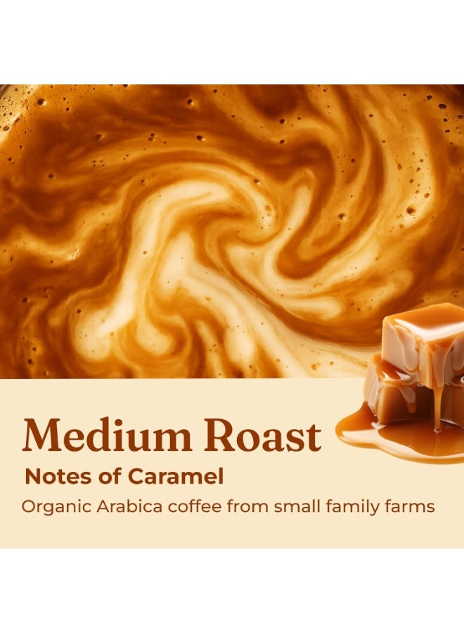 Four Sigmatic Organic Mushroom Coffee by Four Sigmatic | Arabica Instant Coffee Singles with Lion's Mane, Chaga and Rhodiola | Mushroom Coffee Instant Mix for Better Focus and Immune Support | 10 Packets - Image 5