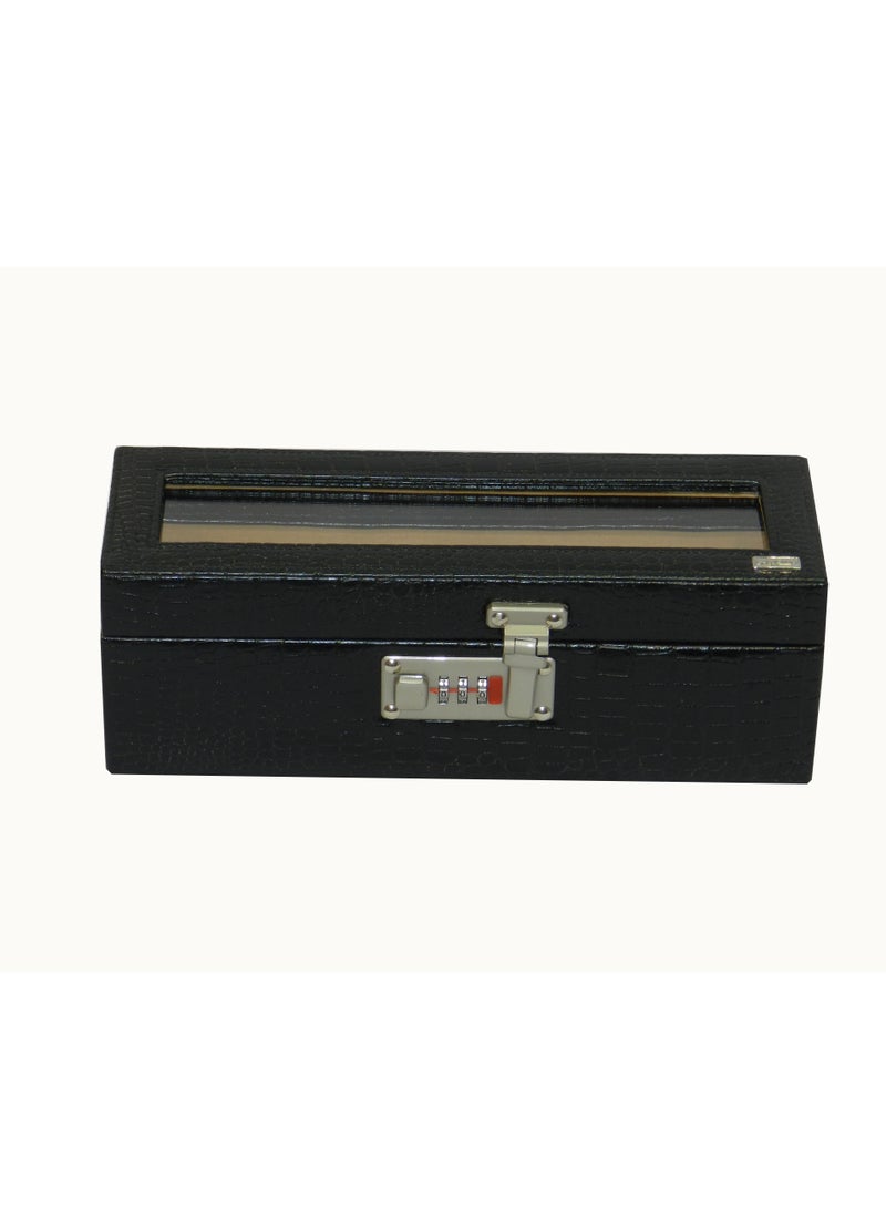 LAVERI LEATHER Laveri Genuine Leather Bracelet Jewelry Box with 1 Removable Rolls - Holder Stores Bracelets, Bangles & Watches Bangle Vanity Box REMOVABLE Vanity Box Removable Vanity Box  - Image 3