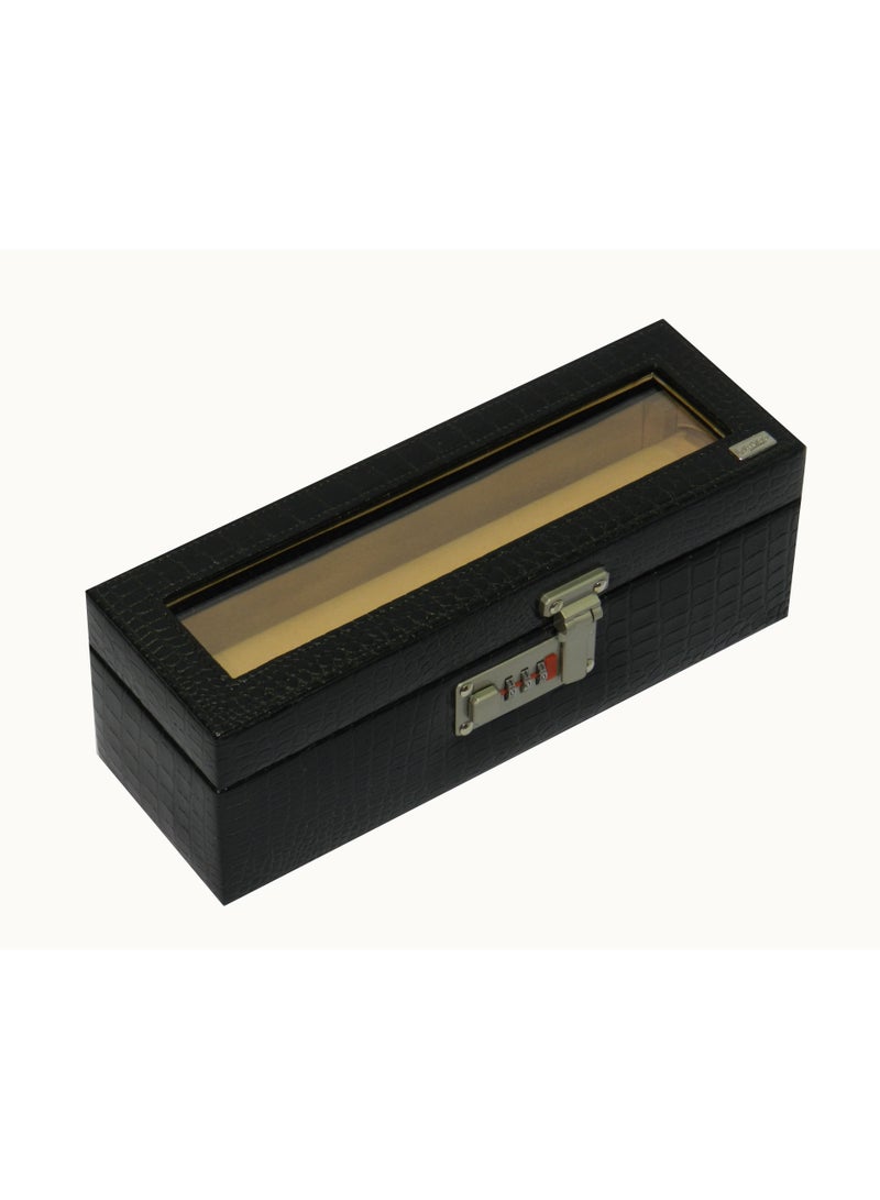 LAVERI LEATHER Laveri Genuine Leather Bracelet Jewelry Box with 1 Removable Rolls - Holder Stores Bracelets, Bangles & Watches Bangle Vanity Box REMOVABLE Vanity Box Removable Vanity Box  - Image 5