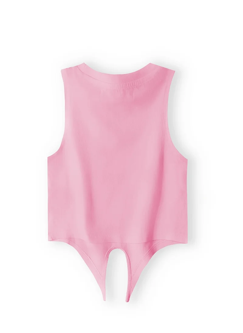 مينوتي Kids Girls Tie Front Vest