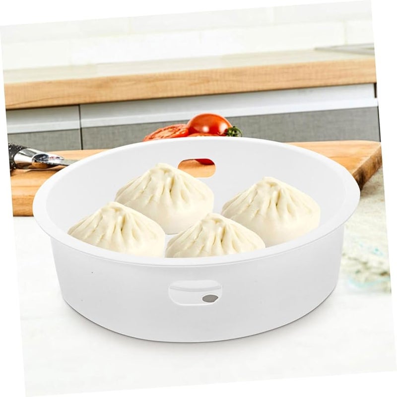 سلة بخار قابلة لضبط الارتفاع 2 قطعة رف طباخ كهربائي للزلابية والخضروات والأرز - Image 4