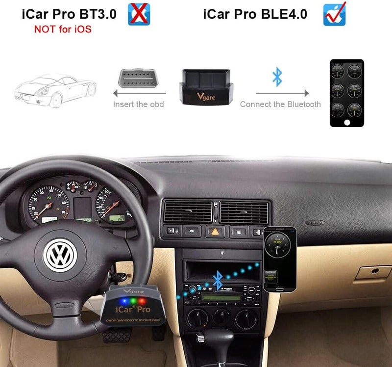 Vgate iCar Pro Bluetooth 3.0 OBD2 Scanner | Android Only – Not for iOS – Check Engine Light - Image 5
