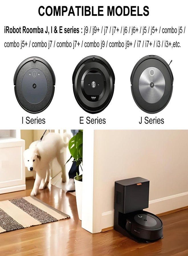 SENNII مجموعة قطع غيار فرشاة جانبية بديلة من SENNII لمكنسة iRobot Roomba من سلسلة j (j7، j8، j6)، تتضمن 6 فرش جانبية ومفك براغي. - Image 2