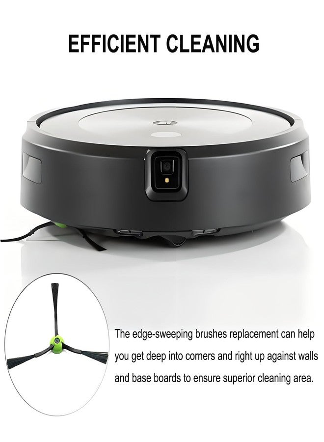 SENNII مجموعة قطع غيار فرشاة جانبية بديلة من SENNII لمكنسة iRobot Roomba من سلسلة j (j7، j8، j6)، تتضمن 6 فرش جانبية ومفك براغي. - Image 3