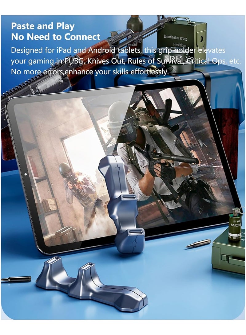 وحدة تحكم ألعاب عالية التقنية لوحدة تحكم Pubg Ipad Ios Android ومعظم أجهزة Ipads تدعم Cod Pubg Fortnite والعديد من الألعاب الأخرى (تشمل قطعتين من أكمام الأصابع) - Image 2