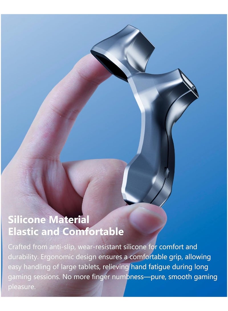 وحدة تحكم ألعاب عالية التقنية لوحدة تحكم Pubg Ipad Ios Android ومعظم أجهزة Ipads تدعم Cod Pubg Fortnite والعديد من الألعاب الأخرى (تشمل قطعتين من أكمام الأصابع) - Image 3