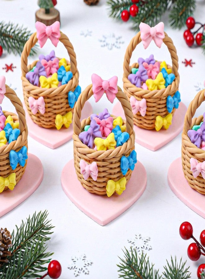 Tweruna 4 PCS Bow Molds for Chocolate, Silicone Mini Bow Chocolate Mold, Silicone Fondant Candy Bowknot Mold for DIY Desserts, Cake Pop, Candy, Cake Decorating - Image 5