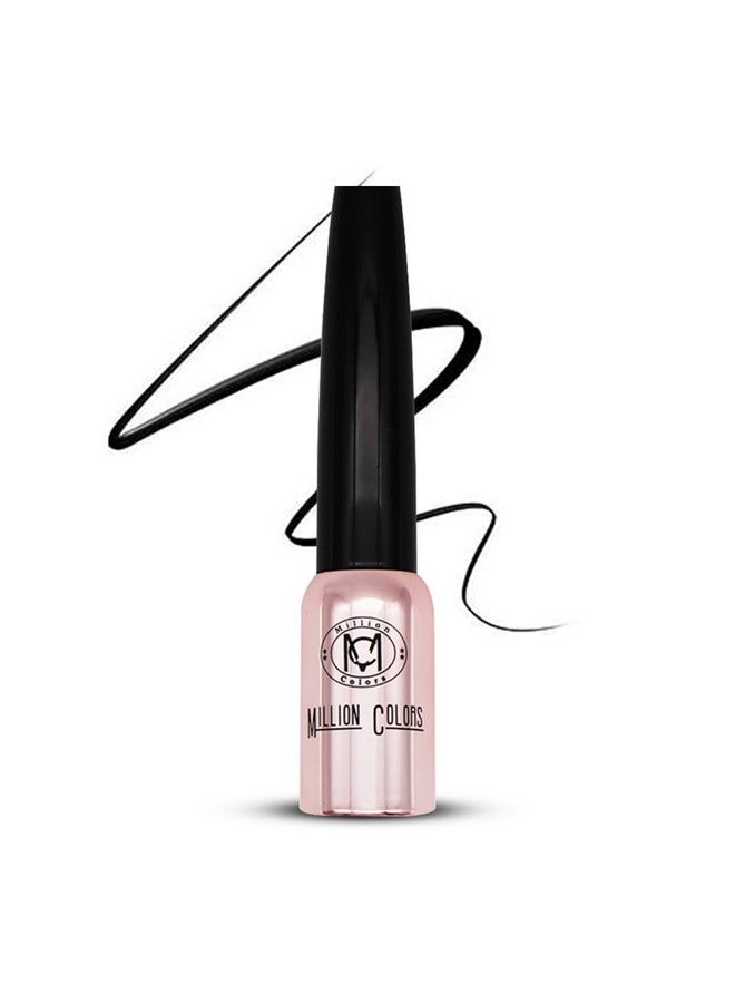 Million Colors Wing Master Eyeliner Matte Waterproof Color Liquid Eyeliner Quick Dry Smudge Proof Long Lasting Eye Makeup Black 5 Ml - Image 1