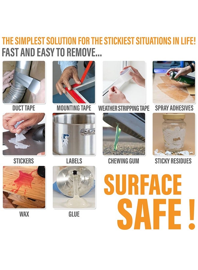 WILLIAM WEIR 120ml Adhesive Remover Cleaner Spray for Removing Decals Stickers Tape Labels Glue Residue on Vehicles Boats RVs Brick Concrete Wall Window Furniture and More - Image 5