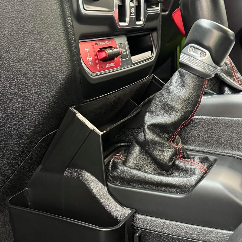 JVMA Upgrade Gear Tray for Jeep Wrangler JL JLU 2018-2023 & Gladiator JT 2020-2023, Gear Shift Organizer, Wrangler, Gladiator Accessories, 3 PCS Assembly (Not for JK) - Image 2