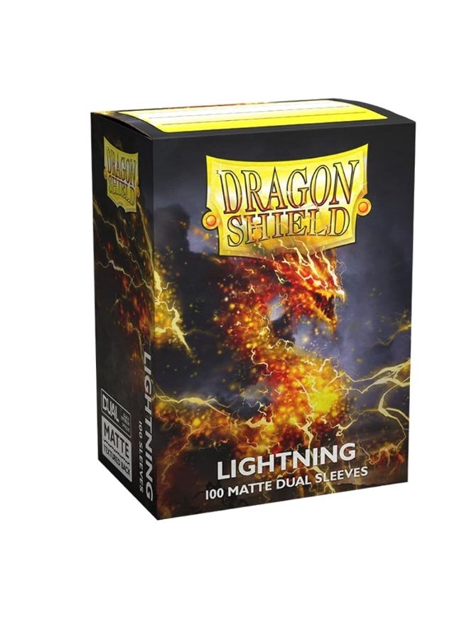 Arcane Tinmen Dragon Shield Standard Size Card Sleeves â€“ Matte Dual Lightning 100CT â€“ MTG Card Sleeves are Smooth & Tough â€“ Compatible with Pokemon, Yugioh, & Magic The Gathering - Image 2