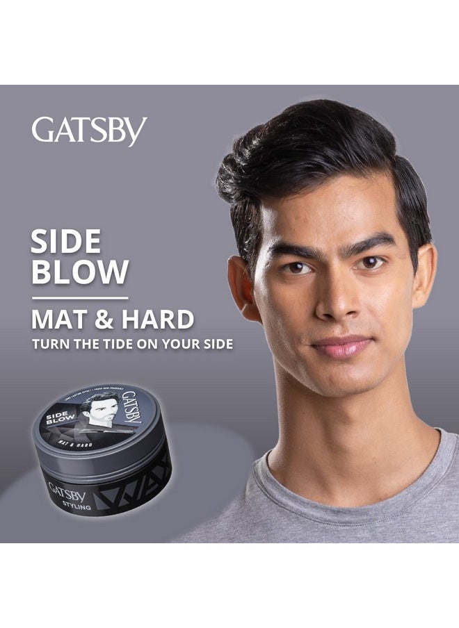 GATSBY Gatsby Hair Styling Wax Matt & Hard 75g Grey  - Image 3