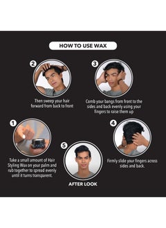 GATSBY Gatsby Hair Styling Wax Matt & Hard 75g Grey  - Image 2