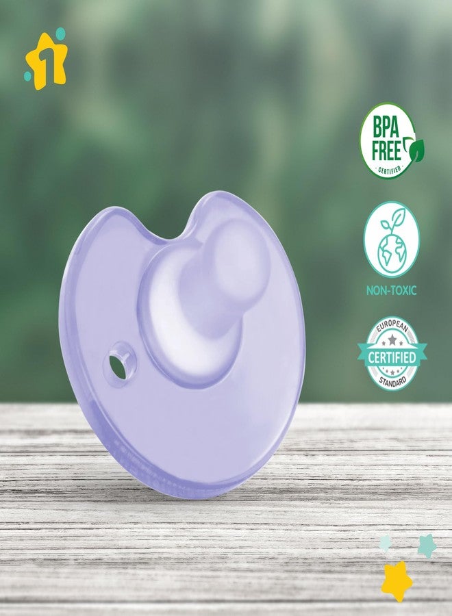 1st Step Silicone Pacifier for Babies (Pack of 1, Blue) - Image 2
