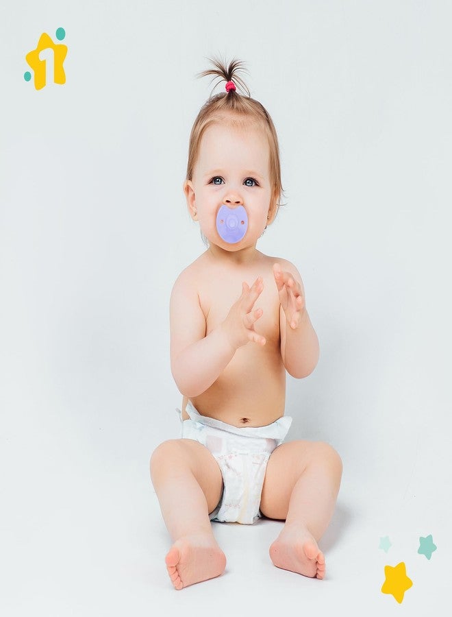 1st Step Silicone Pacifier for Babies (Pack of 1, Blue) - Image 4