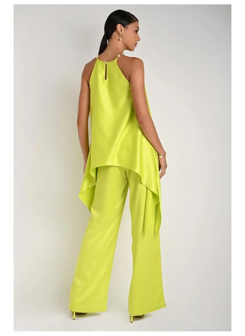 Carmen Steffens  Asymmetric Hem Blouse Garden for Women | Best Price UAE