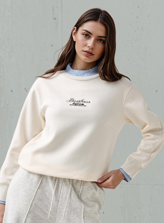 Kappa Women's Double Rib Sweatshirt - Image 1