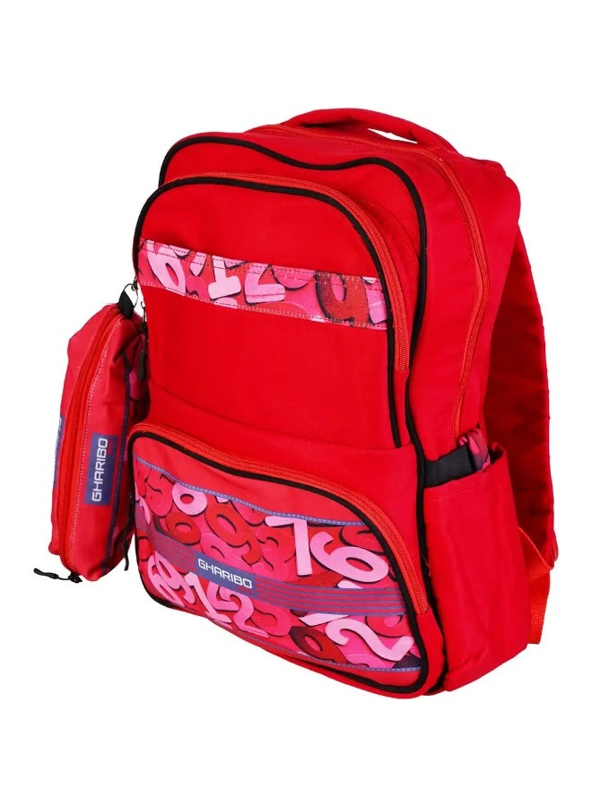 شنطة مدرسية جبردين للبنات غاريبو باج، 3 سوست، 16 بوصة، بالأضافة الى مقلمه - Image 2