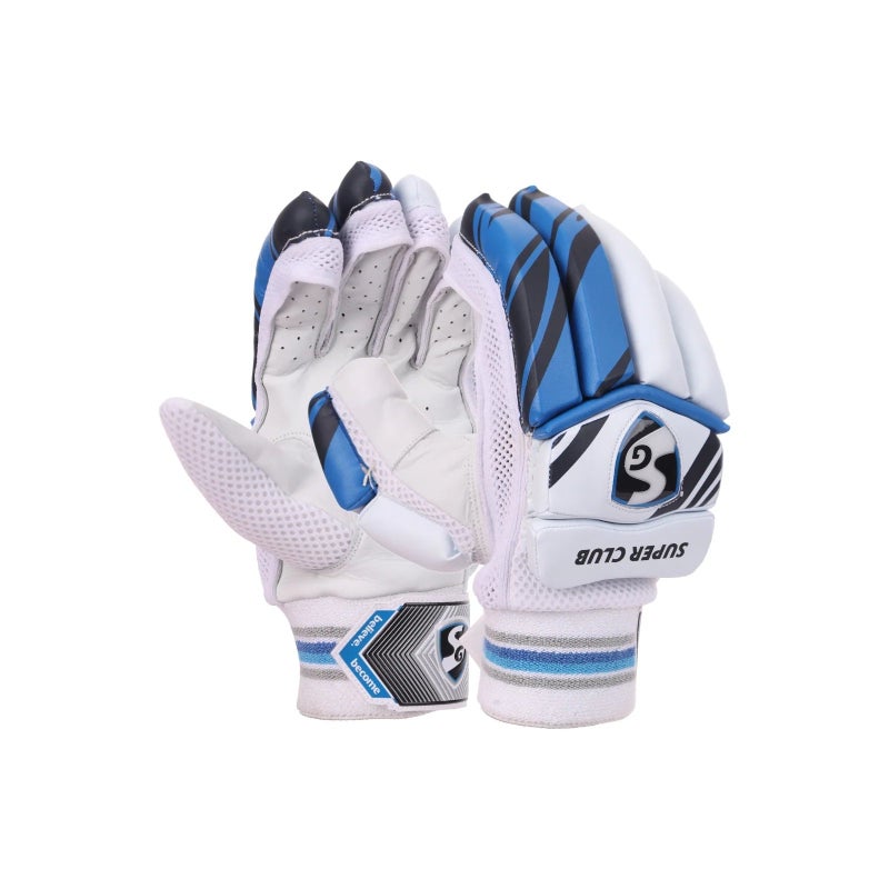 SG Super Club Cricket Batting Gloves - Youth, Right Hand - Image 1