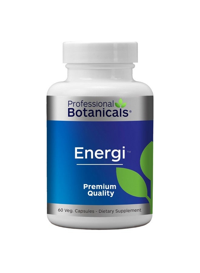 Professional Botanicals بروفيشينال بوتانيكالز إنرجي - تعزيز نباتي نباتي للوضوح العقلي والطاقة ودعم الإجهاد - 60 كبسولة نباتية - Image 1