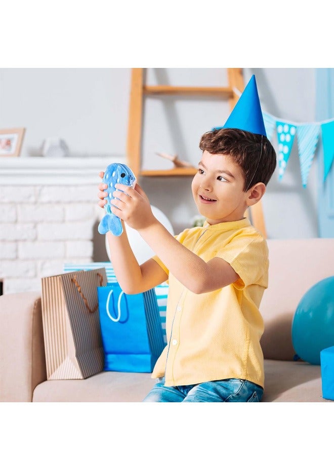 محفظة نقود معدنية على شكل سمكة قرش حوت، محفظة نقود معدنية مخملية بسحاب، حقيبة نقود معدنية لطيفة على شكل سمكة صغيرة وحيوان بحري للنساء والأطفال، حامل نقود معدنية ناعم على شكل أنمي للإكسسوارات والهدايا - Image 4