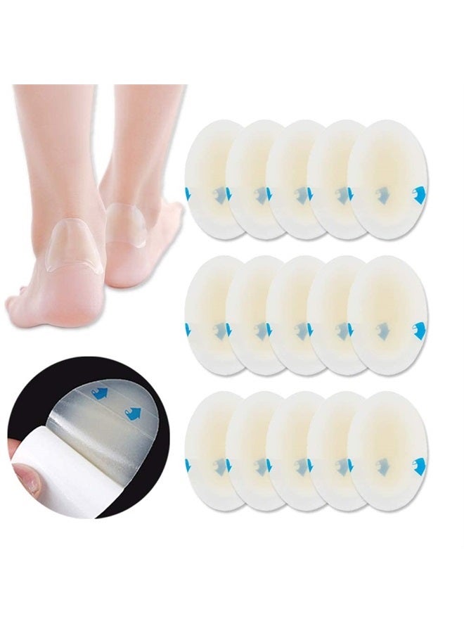 Pnrskter Blister Cushions (15PCS) Gel Hydrocolloid Seal Bandages for Fingers, Toes, Heels - Waterproof Blister Prevention Pads, Ultra-Thin Adhesive - Image 1