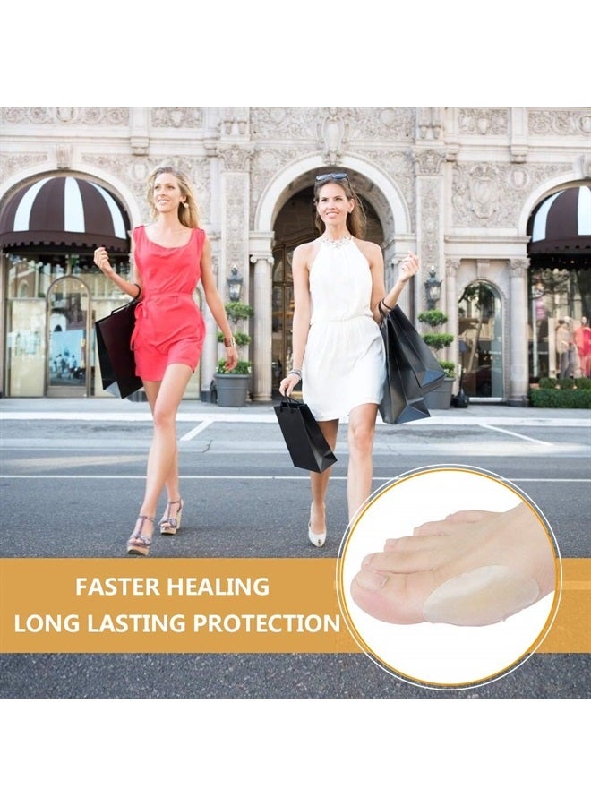 Pnrskter Blister Cushions (15PCS) Gel Hydrocolloid Seal Bandages for Fingers, Toes, Heels - Waterproof Blister Prevention Pads, Ultra-Thin Adhesive - Image 3