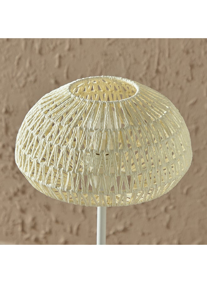 Stark Metal Table Lamp with Paper Rope Shade 30 x 48 x 30 cm