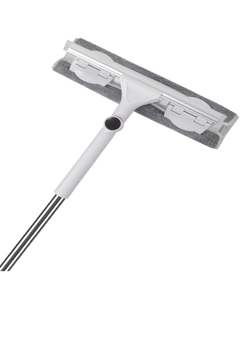 Excefore Telescopic Rod Glass Washing Cleaning Mop Windows Wiper Tool Washer Long Handle Brush Window Cleaner Product for Household - Image 1