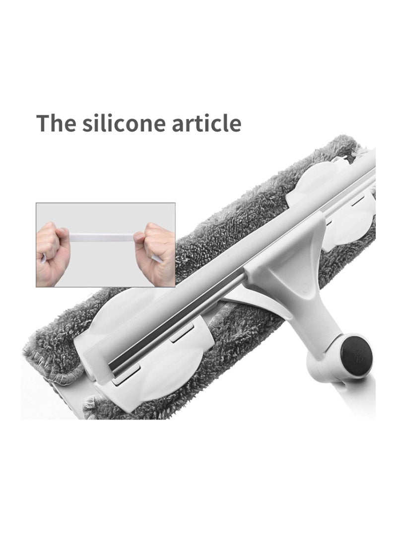 Excefore Telescopic Rod Glass Washing Cleaning Mop Windows Wiper Tool Washer Long Handle Brush Window Cleaner Product for Household - Image 2