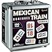 Queensell Mexican Train Dominoes Set with Numbers Double 18 Dominos Set for Adults and Kids Mexican Dominoes Train Game Night Games for Adults with Wooden Hub and Aluminum Case - Image 3