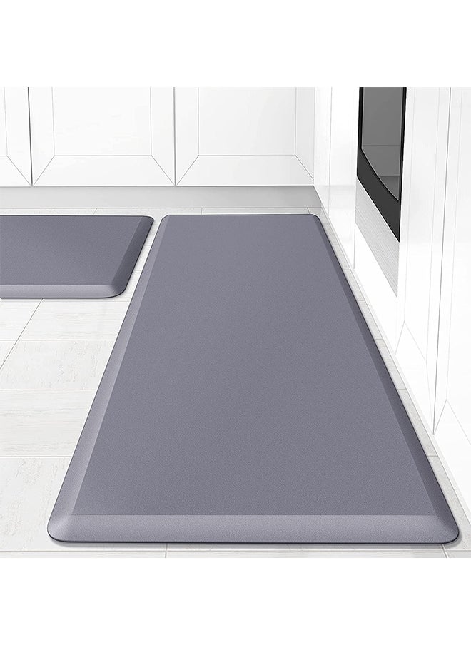 Hihonor - Kitchen Floor Mat,Anti-Fatigue Feet,Waterproof and Oil-Proof Material,Kitchen Floor Mat in Front of the Sink,Washable,Suitable for Kitchen/Laundry Room(Gray,44x120cm) - Image 1